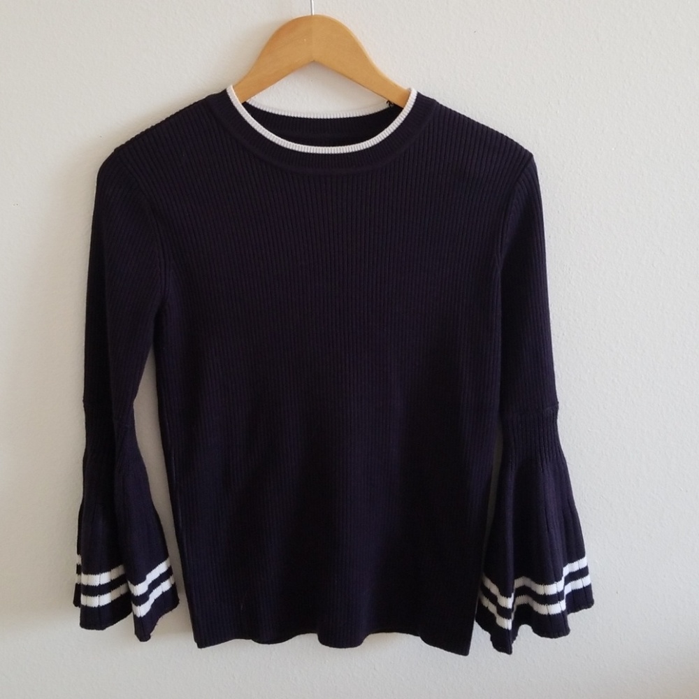 Bell sleeve sweater
